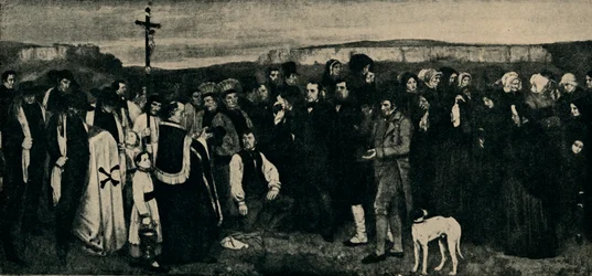 Beerdigung in Ornans, ca. 1850, 1935