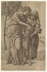 Judith und ihre Magd mit dem Kopf des Holofernes, 1500-1530