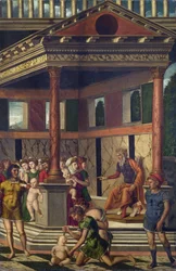 Das Massaker an den Unschuldigen mit Herodes (ca. 1458-1531), ca. 1510-1520, National Gallery, London, 67,9 x 44,5