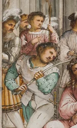 Zentrales Kirchenschiff, Vierter südlicher Bogen, Krönung mit Dornen, Girolamo Romanino