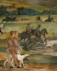König Christians von Dänemark Besuch in Malpaga 1474