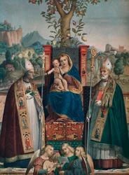Jungfrau und Kind mit Saint Lorenzo Giustiniani und Zeno, 1874, 1903