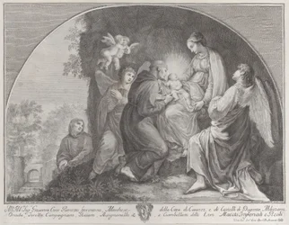 Anbetung Christi durch den heiligen Franziskus, 1723-59