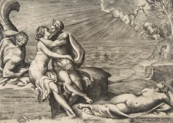 Jupiters Liebe zu Juno entflammt, als sie Venus