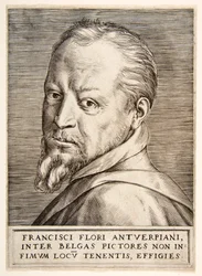 Porträt von Frans Floris, 16. Jahrhundert