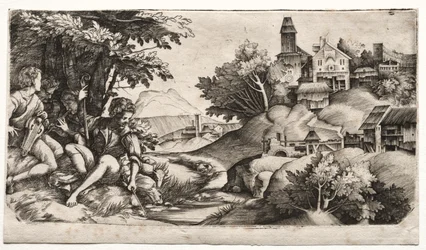 Hirten in einer Landschaft, ca. 1517
