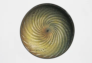 Nahaufnahme eines Tellers, Murano, Venedig, Venetien, Italien