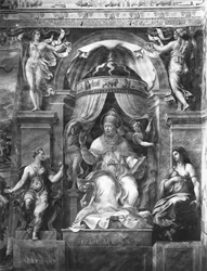 Papst Clemens I. (1-97) zwischen Mäßigung und Barmherzigkeit, Raphael-Räume