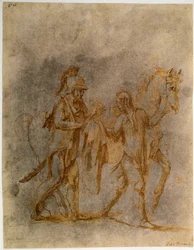Heiliger Martin und ein Bettler, frühes 16. Jh.