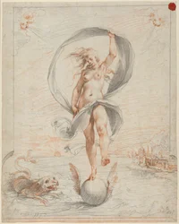 Allegorische Figur, wahrscheinlich um 1588
