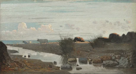 Lido mit weidenden Ochsen, ca. 1862-63