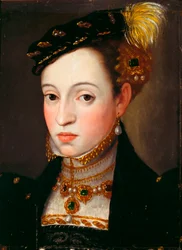 Porträt von Magdalena von Österreich