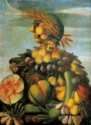 Der Sommergemälde der Werkstatt von Giuseppe Arcimboldo