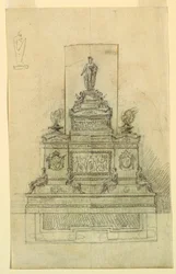 Entwurf für ein Denkmal