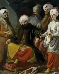 Die türkische Botschaft in Neapel im Jahr 1741