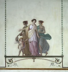 Allegorie der Komödie, Gerechtigkeit und Wahrheit (Fresko)