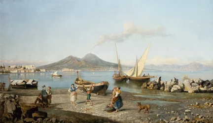 Ein Blick auf die Bucht von Neapel