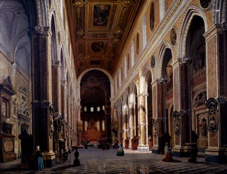 Innenraum der Kathedrale von Neapel