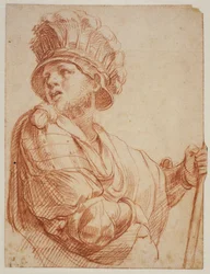 Soldat mit Federhelm, nach Raphael