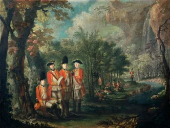 Das 25. Regiment zu Fuß in Menorca, ca. 1771