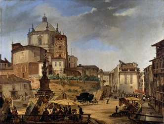 Die Kirche St. Lorenz in Mailand