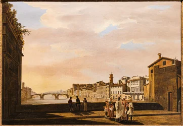 Blick von der Ponte Vecchio
