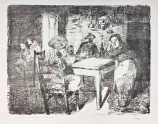 Am Tisch, ca. 1907