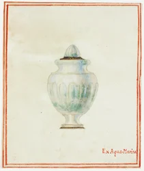 Aquamarinurne