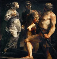 Aeneas, die Sibylle und Charon, ca. 1695