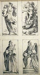 Tarotkarten aus dem 17. Jahrhundert von Giuseppe Maria Mitelli