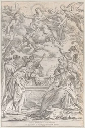 Tafel 3: die Himmelfahrt der Jungfrau, 1678