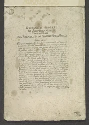 Titelblatt mit Vorwort und Widmung