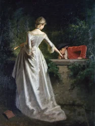 Herr küsst die Hand einer Dame