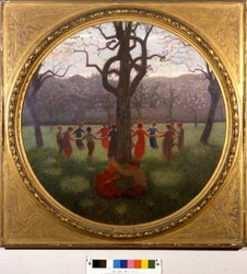 Girotondo oder Idillio primaverile: der Reigen oder das Frühlingsidyll