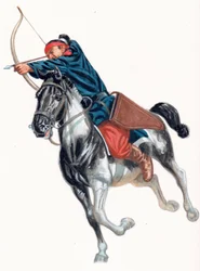 Berittener Bogenschütze der Zhao-Armee