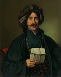 Mann in osmanischer Kleidung