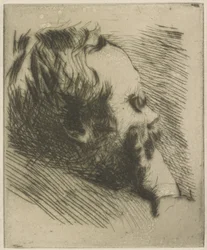 Porträt von Edgar Degas, 1875