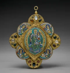 Anhänger mit der Jungfrau und dem Kind, ca. 1160-1170
