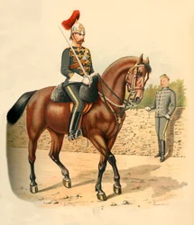 Das 6. Regiment der Kavallerie-Husaren, Kanada, 1890
