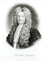 Sir Hans Sloane, graviert von William Home Lizars für Sloane