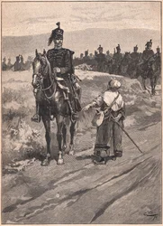 Der Herzog von Braunschweig und seine Husaren (die Schwarze Schar), 1810 n. Chr.