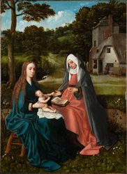 Madonna und Kind mit der heiligen Anna
