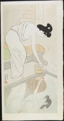Frau an den heißen Quellen, nach 1929