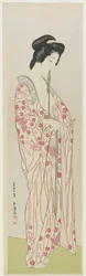 Frau im Kimono-Unterkleid, Mai 1920