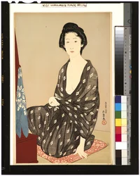Frau im Sommerkimono, 1920