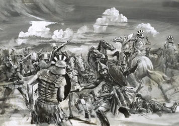 Sieg bei Gaugamela für Alexander den Großen