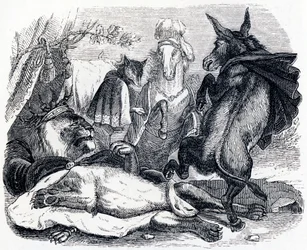 Der alte Löwe - Fabeln von La Fontaine