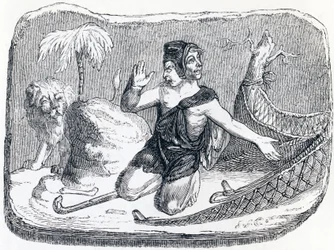 Der Hirte und der Löwe - Fabeln von La Fontaine