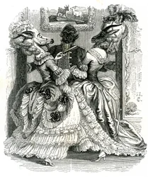 Die zwei Ziegen: Fabel von La Fontaine
