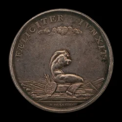 Symbole der Künste mit dem Belvedere Torso, 1673